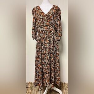 Floral Print Women's Dress